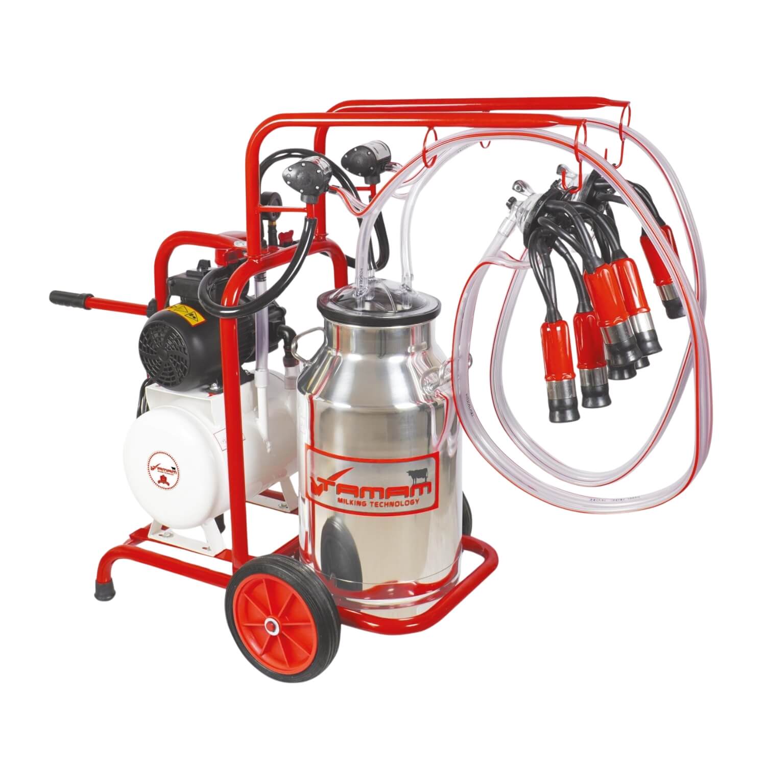Pokretna muzilica za 2 krave sa 1 kantom TAMAM TM2221